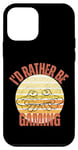 Coque pour iPhone 12 mini Jeu amusant « I d rather be gaming, Computer And Console Gamer »