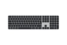 Apple Magic Keyboard with Touch ID and Numeric Keypad - tangentbord - USB-C - QWERTY - spansk - svarta tangenter Inmatningsenhet