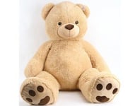PELUCHE MEGA OURS BEIGE 1 METRE 40 - SAM - PELUCHE GEANTE 140 CM