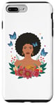 iPhone 7 Plus/8 Plus Woman With Butterflies & Flowers Juneteenth Black History Case
