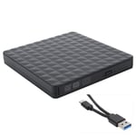 Diamond DVD-brännare med integrerad USB- och TYPEC-kabel, extern optisk enhet för Windows / Linx / OS X