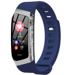 ZHYF Smart Bracelet,Smart Band Blood Pressure Watch Thin Smart Bracelet With Heart Rate Sleep Monitor Fitness Tracker,Blue Silver