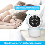 Camera WiFi Indoor 2 Way Audio Infrared Baby Pet Surveillance Monitor 2MP US Pl♫