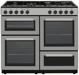 Bush BRC100RDHESSL 100cm Dual Fuel Range Cooker - Silver