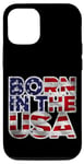 iPhone 14 Pro Proud Born In The USA Novelty Graphic Tees & Cool Designs Case