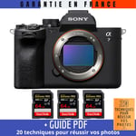 Sony Alpha 7 IV Nu + 3 SanDisk 64GB Extreme PRO UHS-II SDXC 300 MB/s + Guide PDF ""20 TECHNIQUES POUR RÉUSSIR VOS PHOTOS
