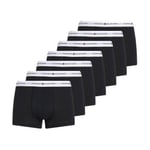Tommy Hilfiger Kalsonger 7P Cotton Essentials Print Trunk Svart bomull XX-Large Herr