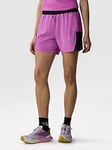 THE NORTH FACE Womens 2 In 1 Shorts - Purple, Purple, Size L, Women