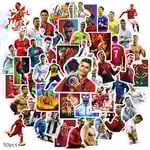 50 st Cristiano Ronaldo klistermärken vattentäta bärbara skateboard bagage DIY dekaler 50PCS