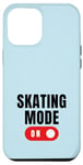 Coque pour iPhone 12 Pro Max Mode patinage sur patin à glace - Cadeau - Design graphique