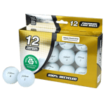 Titleist Pro V1/V1X Grade A Recycled, golfballer Hvit STD