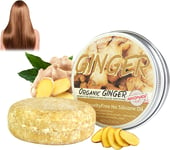 Ginger Hair Regrowth Shampoo Bar, Organic Ginger Soap Natural Plant Solid Shampo