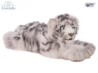 Hansa White Tiger Cub Plush Soft Toy 54cm. Cuddly Teddy, Animal Lover Gift 4675