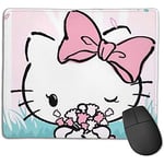 Hello Kitty Mouse Pads Pack With Non-Slip Rubber Base, Mousepads With Stitched Edges, Mouse Pad,25X30 Cm