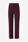 Gina Tricot - Byxor Jersey Plisse Trousers - Röd