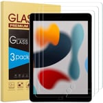 (3 Pack) For Apple iPad 10.2 (2021) Glass Screen Protector  ( 9th Gen) Tablet
