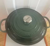 Le Creuset Cast Iron Signature Round Casserole 28cm Artichaut  (NEW)