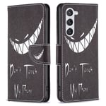 Samsung Galaxy S24 Fodral med tryck - Don't touch my phone