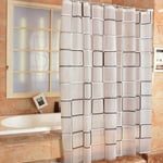 Shower Curtain Translucent Home Waterproof Mildew Peva For Bathr A&180*200
