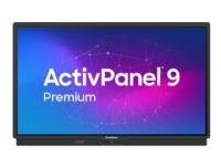 Promethean ActivPanel 9 Premium - 65 Diagonal klass LED-bakgrundsbelyst LCD-skärm - interaktiv - med inbyggd interaktiv whiteboard, pekskärm (multitouch) - 4K UHD (2160p) 3840 x 2160 - Direct LED