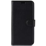iPhone SE (3rd/2nd Gen)/8/7 Flip Wallet Case - Black 3 Card Slots, Cash Compartment, Magnetic Clip