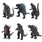 6 PCS Godzilla Monsters Shin Godzilla PVC Action Figure Statue Model Toys