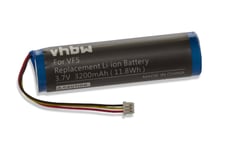 vhbw batterie compatible avec TomTom GO 300, 400, 500, 510, 600, 700, 710, 910, Classic système de navigation GPS (3000mAh, 3,7V, Li-ion)