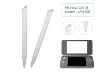 2 x White Stylus for New Nintendo 2DS XL/LL Plastic Replacement Parts Pen 