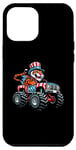 iPhone 12 Pro Max Patriotic Tiger 4th July Monster Truck American Case