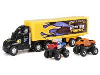 Monster Truck Hauler 22' w/2 trucks 1:43 R/C ass.