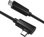 USB-C Link kabel för Oculus Quest 2 och 1 / SteamVR / SideQuest- 5m - Svart