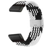 Flettet klokkereim Garmin Fenix 7 Pro - Blackwhite