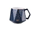 DUKAILIN Espresso Cups Ceramic Coffee Mug Blue Travel Tea Cup Nordic Kitchen Table Decor Personalized Mug Gift for Men Friends|Mugs