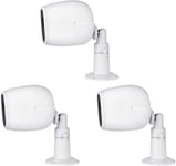 Security Metal Wall Mount and Silicone Skins Bundle compatible with Arlo Pro and Arlo Pro 2 - Extra flexibility and protection for your Arlo cameras (3-Pack, White)