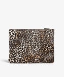 The Case Factory Small Clutch Pony Mini Leopardo White