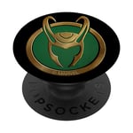 PopSockets Marvel Loki Series Icon PopSockets PopGrip - Support et Grip pour Smartphone/Tablette avec un Top Interchangeable