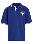 Tommy Hilfiger Boys Varsity Polo - Blue, Blue, Size 8 Years