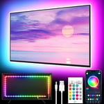 "LED TV Backlight Strip with Music Sync and Bluetooth - Various Sizes Available"