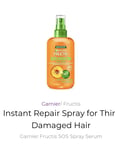 GARINER FRUCTIS SOS KERATIN SERUM SPRAY LEAVE IN HEAT PROTECTION 230C ,200 ML