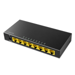LogiLink Desktop Gigabit Ethernet Switch 8-port, metal case, black