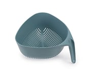 Joseph Joseph Duo Triangular Colander, Food Strainer with Vertical Handle and Easy-Pour Corners, Dark Opal