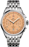 Breitling AB0145331K1A1 Premier B01 Chronograph 42 Rosa guldfarvet/Stål Ø42 mm