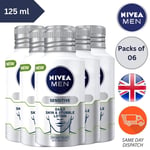 Nivea Men Sensitive Usage Skin & Stubble Lotion With Almond Oil-125ml Packs of 6