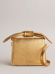 Ted Baker Niasini Bow Detail Metallic Crossbody Bag