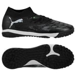 PUMA Future 8 Match TT Eclipse - PUMA Svart/Grå/Grön - Turf (TF), storlek 40½