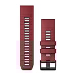 Garmin QuickFit armband 26 mm silikon, Marsala/grafit