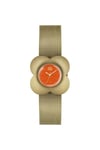 Orla Kiely Poppy Womens Watch | Gold Plated Bracelet | OK4050
