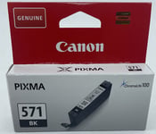 Genuine/Authentic Canon BK-571 Black Ink/Printer Cartridge - Pixma - New In Box
