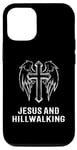 Coque pour iPhone 15 Pro Hillwalkers / Hillwalking Christian « Jesus And Hillwalking! »