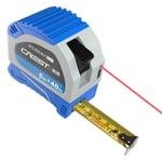RUIXFLR Accurate Steel Tape Measure, Laser Distance Measuring Tape, Infrared Range Finder, high Precision Handheld Distance Measuring Instrument Practical, blue